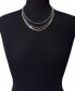 Фото #2 товара On 34th three-Row Chain Necklace, 19" + 2" extender, Created for Macy's
