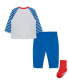 ფოტო #2 პროდუქტის Baby Boys Baseball T-shirt, Jogger Pants and Socks, 3 Piece Set