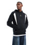 Фото #1 товара Nike Swoosh Air hoodie in black and white