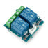 Фото #3 товара Grove - 2-channels relay with optoisolation - 10A/250VAC - coil 5V + clear case