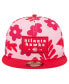 ფოტო #3 პროდუქტის Men's Red Atlanta Hawks Palm Fronds 2-Tone 59FIFTY Fitted Hat