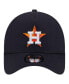 Фото #4 товара Men's Navy Houston Astros Team Color A-Frame 9Forty Adjustable Hat