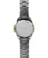 ფოტო #4 პროდუქტის Men's Quartz Analog Premium Dress Stainless Steel Two-Tone Watch 44mm
