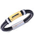 ფოტო #1 პროდუქტის Men's Diamond Nylon Cord Bracelet (1/10 ct. t.w.)