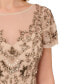 Фото #4 товара Women's Embellished Flutter-Sleeve Dress