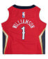 Infant Zion Williamson Red New Orleans Pelicans 2020/21 Jersey - Statement Edition