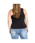 ფოტო #2 პროდუქტის Plus Size Swept Away Top