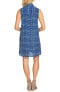 CeCe 237620 Womens Sleeveless Tie Neck Shift Dress Midnight Rush Size 10