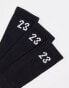 Jordan Essentials 3 pack length socks in black M - фото #8