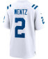 Men's Carson Wentz White Indianapolis Colts Game Jersey