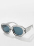 Фото #5 товара Jeepers Peepers chunky sunglasses in grey