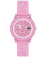 ფოტო #1 პროდუქტის Kid's Pink Printed Silicone Strap Watch 33mm