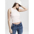 ფოტო #1 პროდუქტის URBAN CLASSICS Lace Crop sleeveless T-shirt