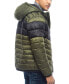 ფოტო #2 პროდუქტის Men's Light Weight Quilted Hooded Puffer Jacket Coat