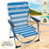 AKTIVE Fixed Folding Chair Aluminium 55x35x72 cm