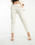 Фото #4 товара Vila tailored tapered trouser co-ord in cream