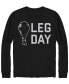Фото #1 товара Hybrid Men's Leg Day Long Sleeve T-shirt