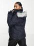 Фото #2 товара Columbia Ski Lay D Down II faux fur trimmed insulated jacket in black