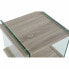 Ночной столик DKD Home Decor Стеклянный Деревянный MDF (50 x 50 x 49 cm)