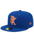 ფოტო #1 პროდუქტის Men's Blue Brooklyn Cyclones Amazins Theme Night 59FIFTY Fitted Hat