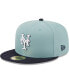 ფოტო #4 პროდუქტის Men's Light Blue, Navy New York Mets Beach Kiss 59FIFTY Fitted Hat