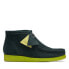 Фото #2 товара Clarks Wallabee Boot 26169606 Mens Green Suede Lace Up Chukkas Boots
