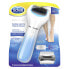 Velvet Smooth Electric Foot File and Medium Rough Rotating Head with Marine Minerals