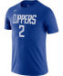 Фото #4 товара Men's Kawhi Leonard Royal LA Clippers Diamond Icon Name Number T-shirt