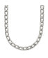 Stainless Steel Polished 24 inch Open Link Necklace