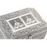 Jewelry box DKD Home Decor 17,5 x 13 x 8 cm Silver Wood Aluminium Green