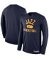 Фото #2 товара Men's Navy Utah Jazz 2021, 22 On-Court Practice Legend Performance Long Sleeve T-shirt