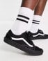 Vans Old Skool trainers in black suede with white side stripe Черный, 38 - фото #2