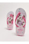 Minnie Mouse Lisanslı Parmak Arası Pembe Kız Çocuk Plaj Terliği