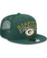 Men's Green Green Bay Packers Grade Trucker 9FIFTY Snapback Hat - фото #4