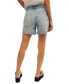 Фото #2 товара Women's Palmer High Rise Roll Cuff Cotton Denim Shorts