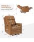 Фото #17 товара Lidia Modern Genuine Leather Power Recliner with Nailhead Trims