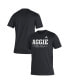 Men's Black Texas A&M Aggies Sideline Football Locker Practice Creator AEROREADY T-shirt