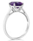 Amethyst (2-1/3 ct. t.w.) Ring in Sterling Silver. Also Available in Citrine (2-5/8 ct. t.w.) and London Blue Topaz (3 ct. t.w.)