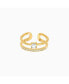 ფოტო #1 პროდუქტის Saya Double Band Adjustable Ring