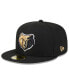 Фото #3 товара Men's Black Memphis Grizzlies 2023/24 City Edition Alternate 59FIFTY Fitted Hat