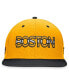 Фото #2 товара Men's Gold, Black Boston Bruins Authentic Pro Snapback Hat