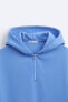 Quarter-zip hoodie