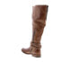 Bed Stu Eva F321120 Womens Brown Leather Zipper Knee High Boots
