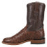 Tony Lama Monterey Ostrich Round Toe Cowboy Mens Brown Dress Boots EP3575