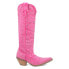 Dingo Honkytonk Honey Rhinestone Snip Toe Cowboy Womens Pink Casual Boots DI162