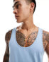 ASOS DESIGN vest in light blue