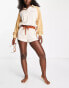 Volcom mioumeow towelling long sleeve jumper co-ord in sand M - фото #8