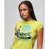 ფოტო #4 პროდუქტის SUPERDRY Varsity Burnout Cap short sleeve T-shirt