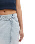 Фото #4 товара Vero Moda denim mini skort in light blue