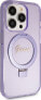 Guess Guess GUHMP14XHRSGSU iPhone 14 Pro Max 6.7" fioletowy/purple hardcase Ring Stand Script Glitter MagSafe